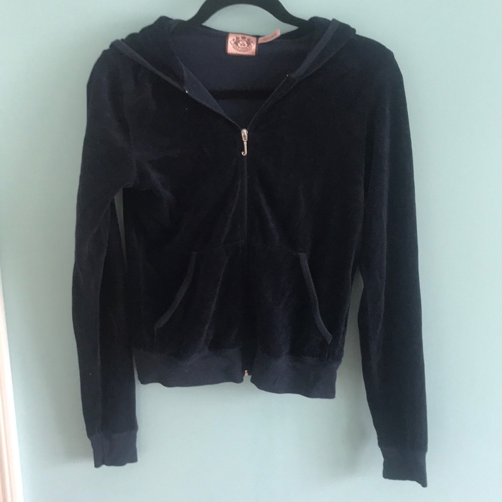 Juicy Couture Navy Sweatsuit Top